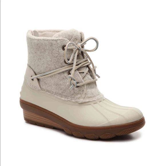 sperry saltwater tide wedge boot